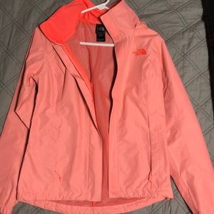 the north face rain coat